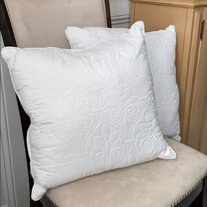 Madison Park 2 Bundle Quilted Pillows NWOT